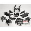 fairing kit 11-piece black metallic for Yamaha Aerox, MBK Nitro 50cc, 100cc 2-stroke