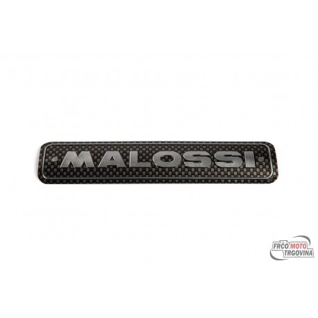Naljepnica Malossi-ploščica auspuha 35X150mm