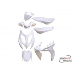 Body kit 7-dijelni bijeli za Yamaha Aerox, MBK Nitro 2013-2017