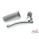 Fixed handle fitting silver gray -left -model2