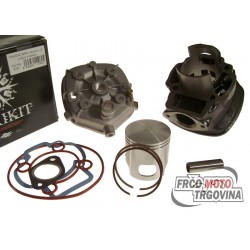 Cylinder kit Cast iron BARIKIT Racing 70cc 47x12mm Gilera - Piaggio LC pentagonal
