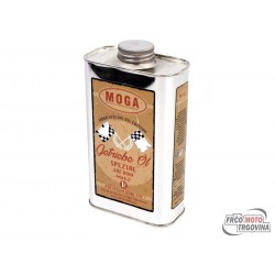 Gearbox oil special MOGA 1 liter SAE80 MoS-2 classic in tin can for moped