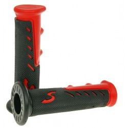 Handlebar rubber grip set Sport Red
