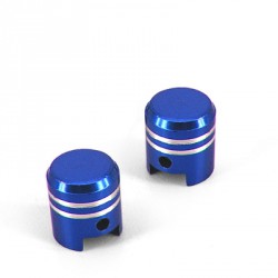 Decorative valve PISTON TNT (2pcs) - Blue