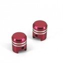 Decorative valve PISTON TNT (2pcs) - Red