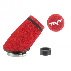 Športni zračni filter TNT MOUSSE SMALL 30° - 28/35mm - Rdeč