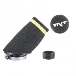 Športni zračni filter TNT MOUSSE SMALL 30° - 28/35mm - Črn