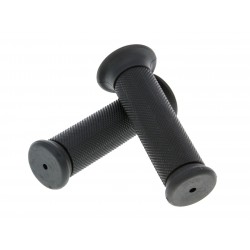 Handlebar rubber grip set K&S 040A Black