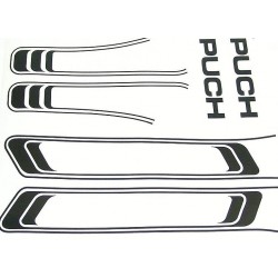 Puch Maxi Stickerset lines Black