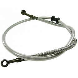 Brake hose assy steel braided version 105cm for front disc brake for GY6