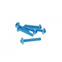 Fairing screws hex socket hed - alu. blue M5x30   (6 pcs)