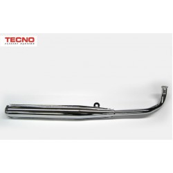 Exhaust Tecno Fast 28mm  Tomos A3 / A35 - Crome