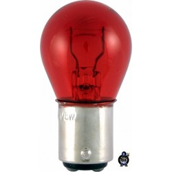 Bulb  12V 21W Red BAY15S  - RMS