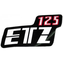 Nalepka ETZ 125 (rdeče-črno-bela)