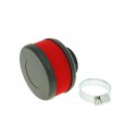 Air filter Flat Foam red 28-35mm straight carb connection (adapter)