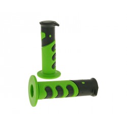 Handlebar rubber grip set TNT 922X green/black