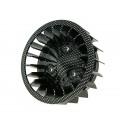 Cooling fan carbon optic for Minarelli horizontal , Keeway, CPI, 1E40QMB