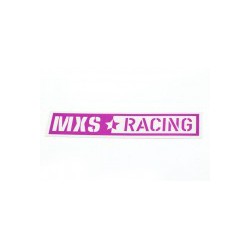 Nalepka MXS Racing 142x31.5mm purple