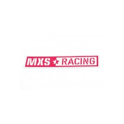 Sticker  MXS Racing 142x31.5mm pink