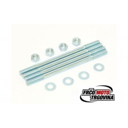 Set of 4 cylinder studs Puch Maxi