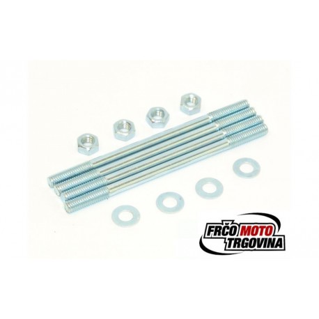 Set of 4 cylinder studs Puch Maxi.