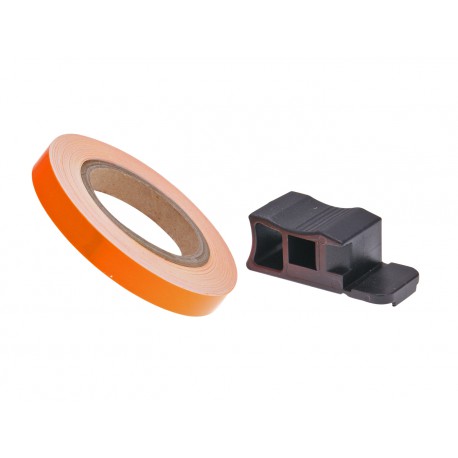 Traka felge / kotač stripe 7mm -Neon orange - 600cm