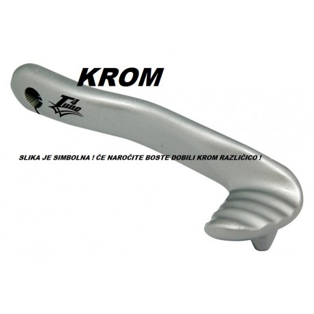 kickstart lever for 139QMB, Kymco 50cc 4-stroke -CROME