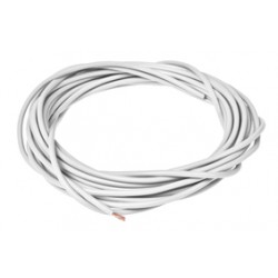 Eletric cable 1mm x 5M  - White Tec