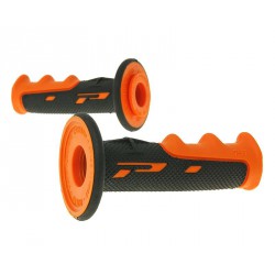 Handlebar grip set ProGrip 797 MX  black / Orange