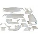 Paneling kit EDGE 15 pieces white for Gilera Runner -2005