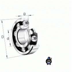 Ball bearing Tomos APN  6004 /  20 x 42 x 12