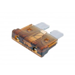 blade fuse flat 19.2mm 7.5A brown in color